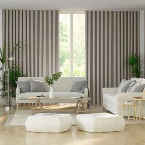 Rèm Vải Chống Nắng Giá Rẻ Màu Be Hiện Đại