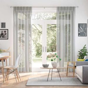 Rèm Vải Giá Rẻ Màu Kem Chống Nắng Sang Trọng